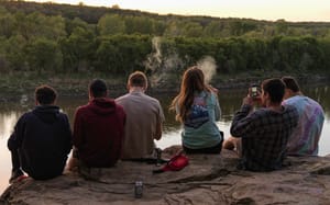 a hazy afternoon at ledges